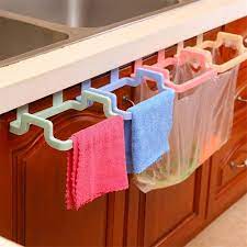 Plastic Garbage Bag Holder, Dustbin,Towel Rack For Kitchen