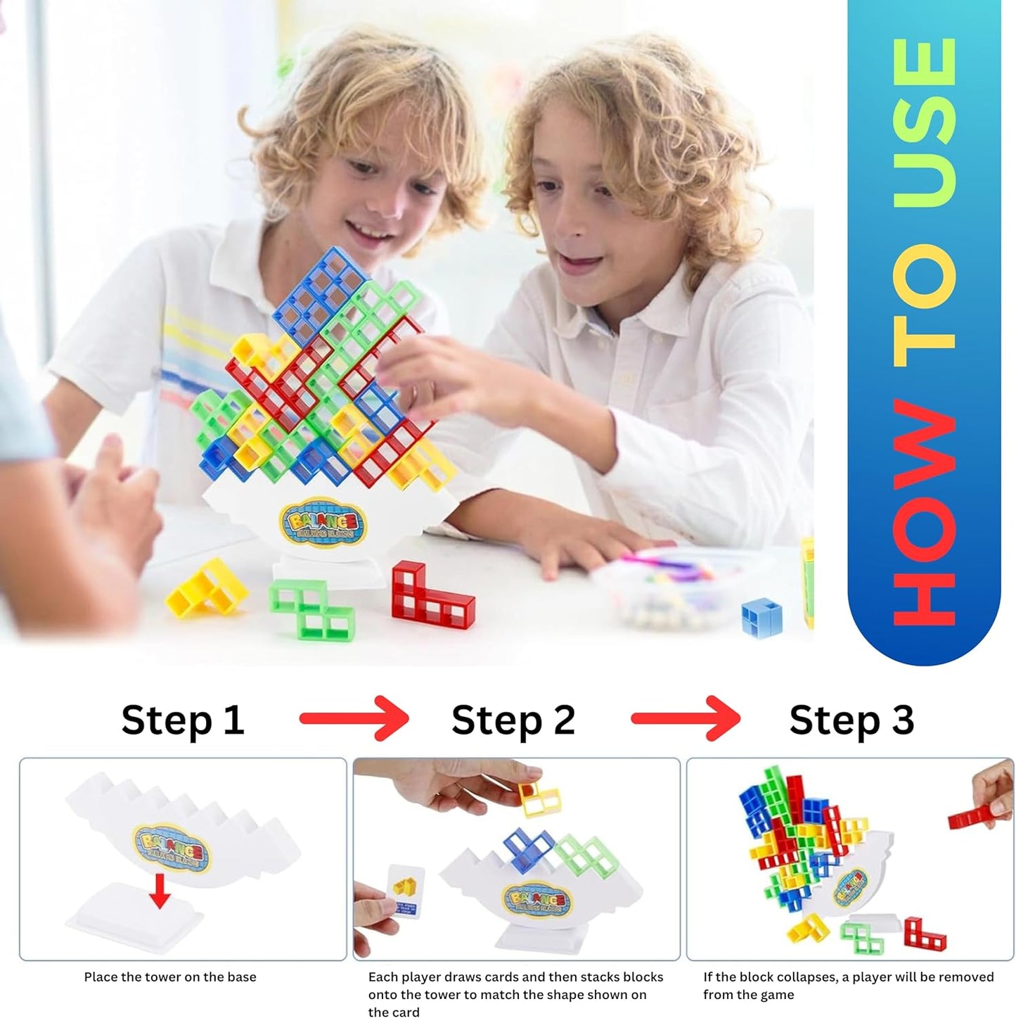 AZHU Tetra Tower Game