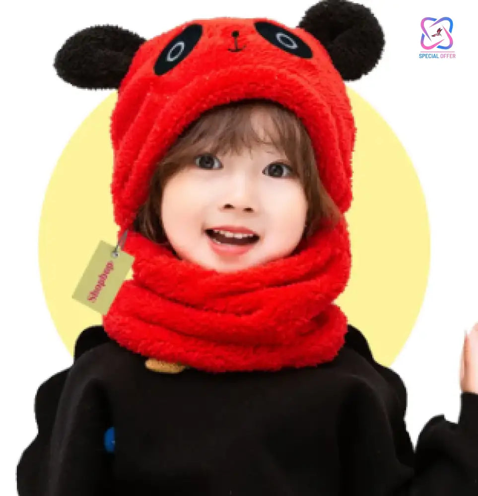 kids panda wool cap. (Delivery Free)