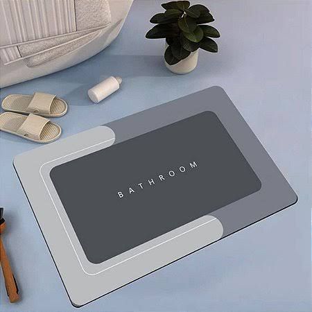 Premium Super Absorbent Diatomite Bath Mat – Quick Dry, Anti-Slip Kitchen & Bathroom Door Mat