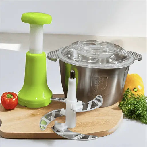 Ramzan Special Kitchen Deal – Manual Food Chopper + Mini Rechargeable Grinder + 5 in 1 Vegetable Slicer | Only Rs.3000 | Free Delivery All Pakistan