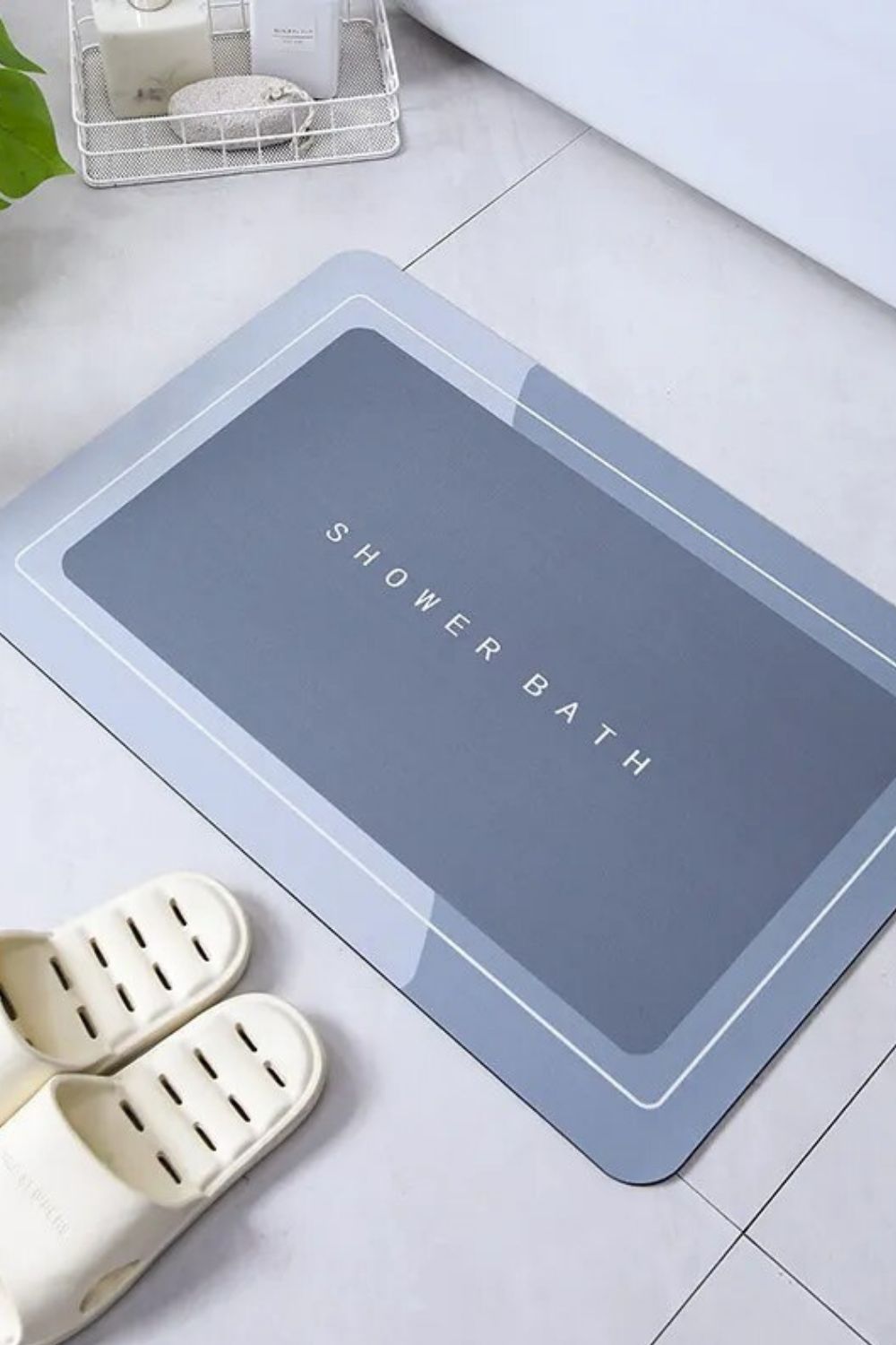 Premium Super Absorbent Diatomite Bath Mat – Quick Dry, Anti-Slip Kitchen & Bathroom Door Mat