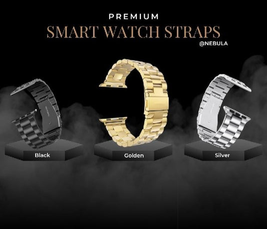 Smart watch Stainless Steel Metal straps For Men & Women