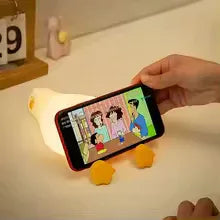 Cute Duck Character Silicone Lamp