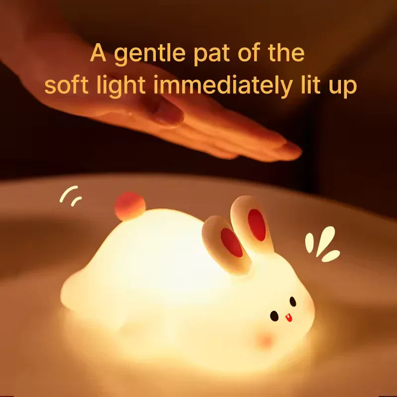 Rabbit  Character Silicone Lamp
