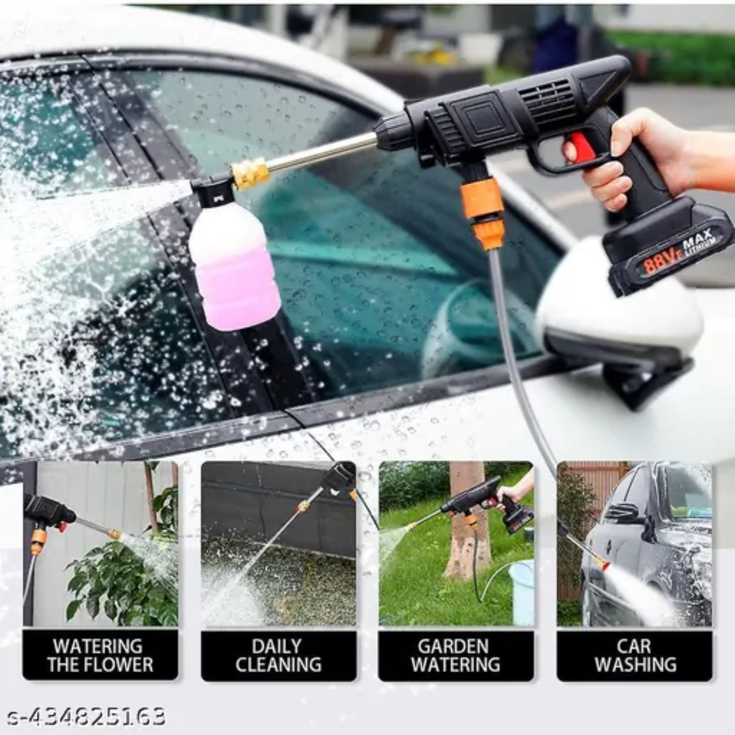 Rechargeable Pressure Washer - Car Washer Pump - Image 3