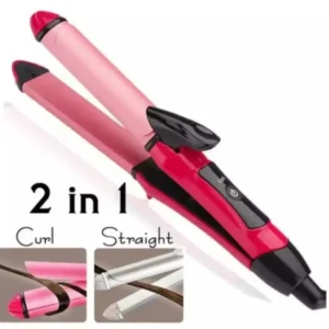 2-in-1 Nova Hair Straightener & Curler | Quick Heat-Up, Dual Styling Tool