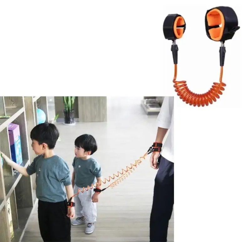 Anti Lost Child Lock | Anti-lost Wrist Link ? Baby Child Anti Lost Wrist Link Safety Harness Strap (random Color) - Image 3