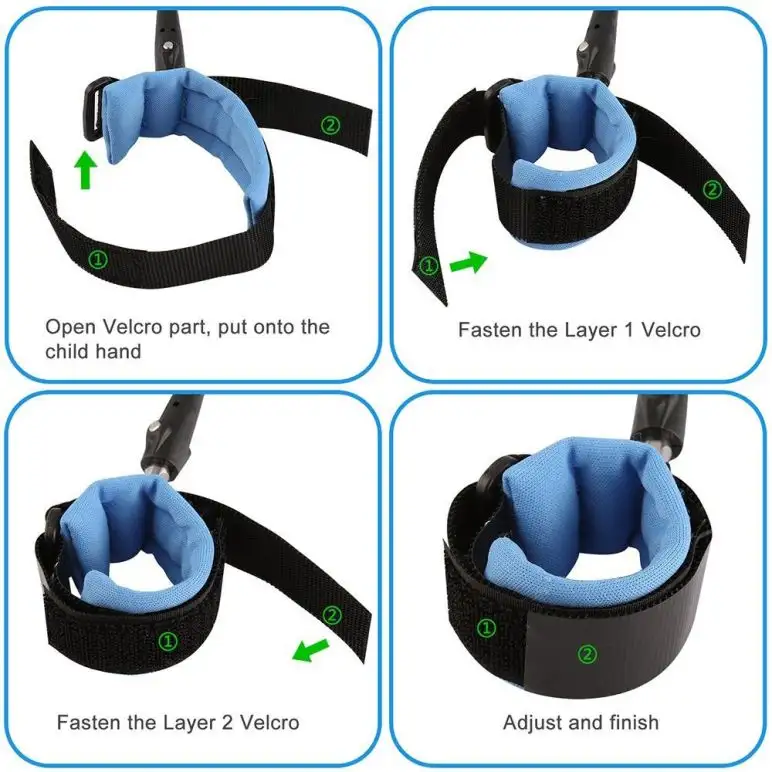 Anti Lost Child Lock | Anti-lost Wrist Link ? Baby Child Anti Lost Wrist Link Safety Harness Strap (random Color) - Image 2