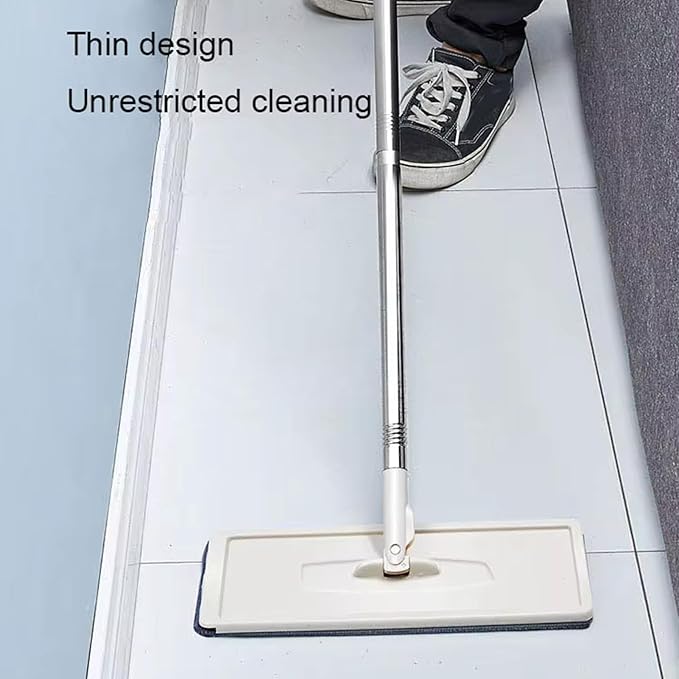 2-in-1 Scratch Mop with Self-Cleaning Bucket ? Wash & Dry Hands-Free Flat Mop - Image 5
