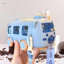 3-in-1 Cartoon Bus Shaped Kids Water Bottle ? Cute & Portable - Image 3