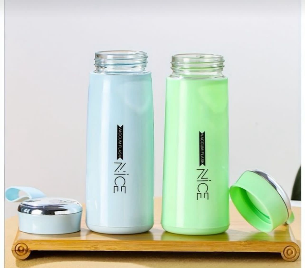 Nice Printed Frosted Water Bottle – 500ml Leakproof with Handle - Image 5