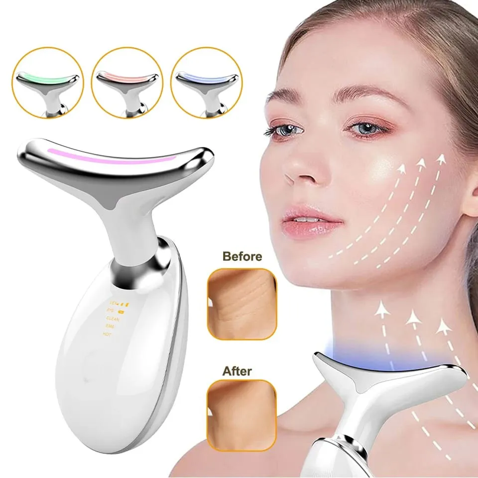 Face Lifting Neck Massager EMS Skin Tightening Device