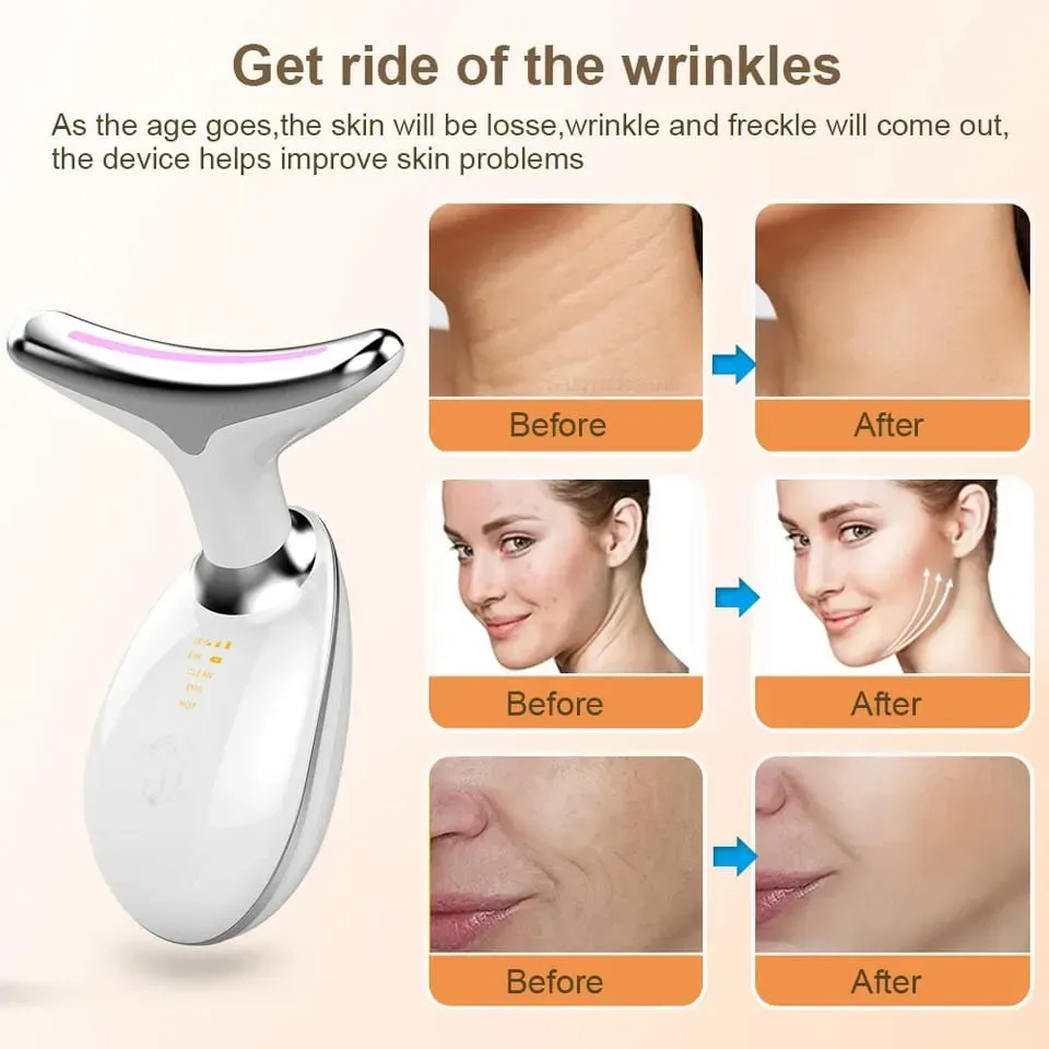 Face Lifting Neck Massager EMS Skin Tightening Device - Image 8