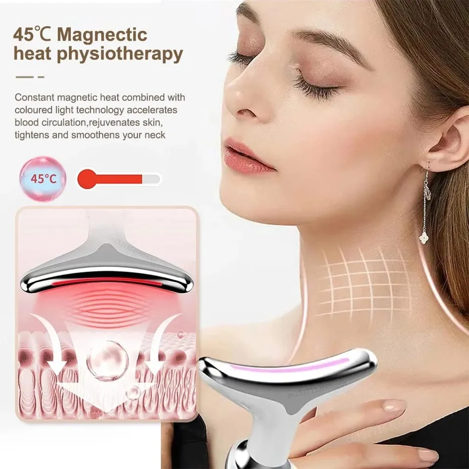 Face Lifting Neck Massager EMS Skin Tightening Device - Image 6