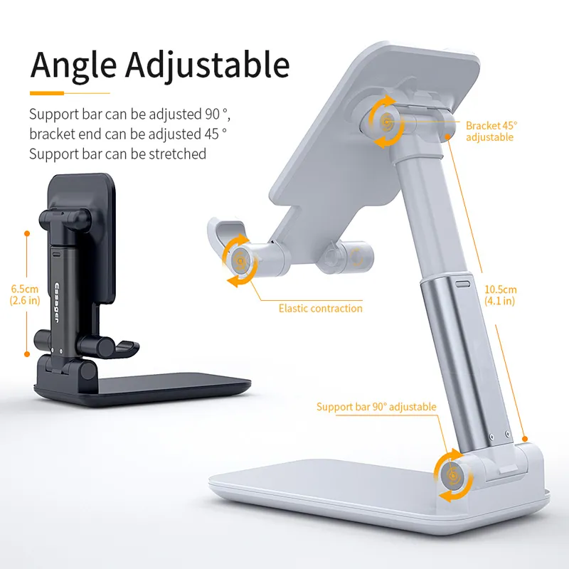 Adjustable Metal Desktop Tablet Mobile Phone Holder - Image 4