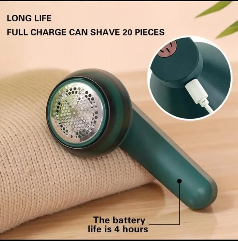 Electric Rechargeable Portable Lint Remover| USB Rechargeable Fabric Shaver - Image 2