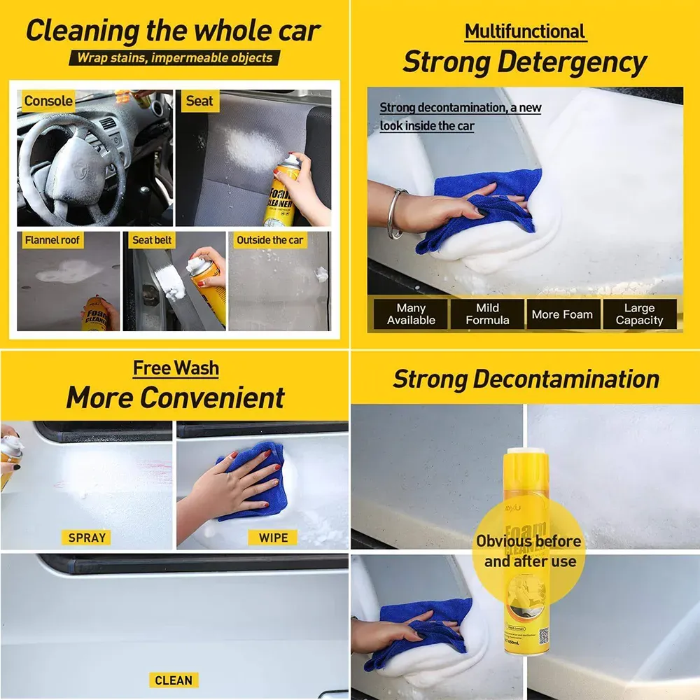 SOGO Multi Purpose Cleaner Foam Cleaner Cars, Computer, Tyre - Image 3