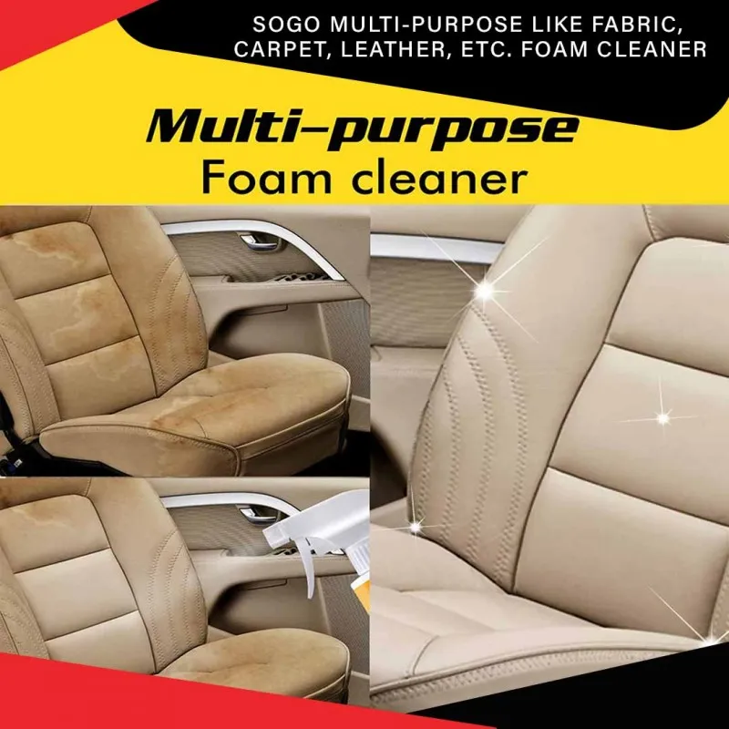 SOGO Multi Purpose Cleaner Foam Cleaner Cars, Computer, Tyre - Image 2