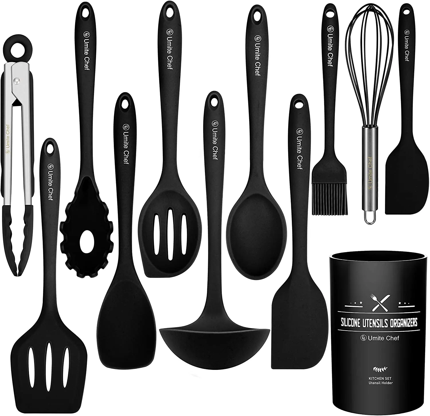 12 Pcs Silicone Cooking Utensils Kitchen Utensil Set - Image 5