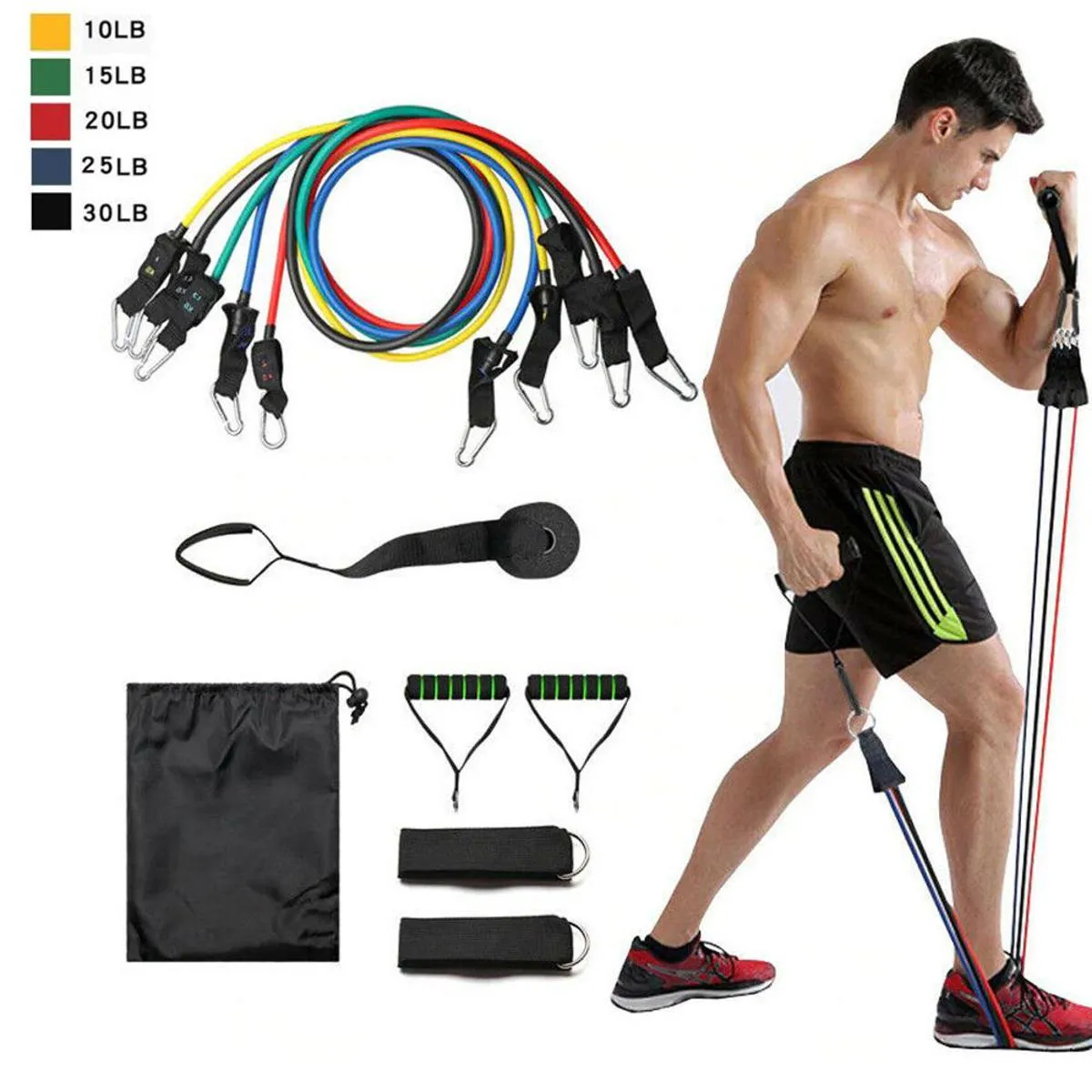 Home Gym Extreme Workout Fitness Strength Training Power Resistance - Image 4