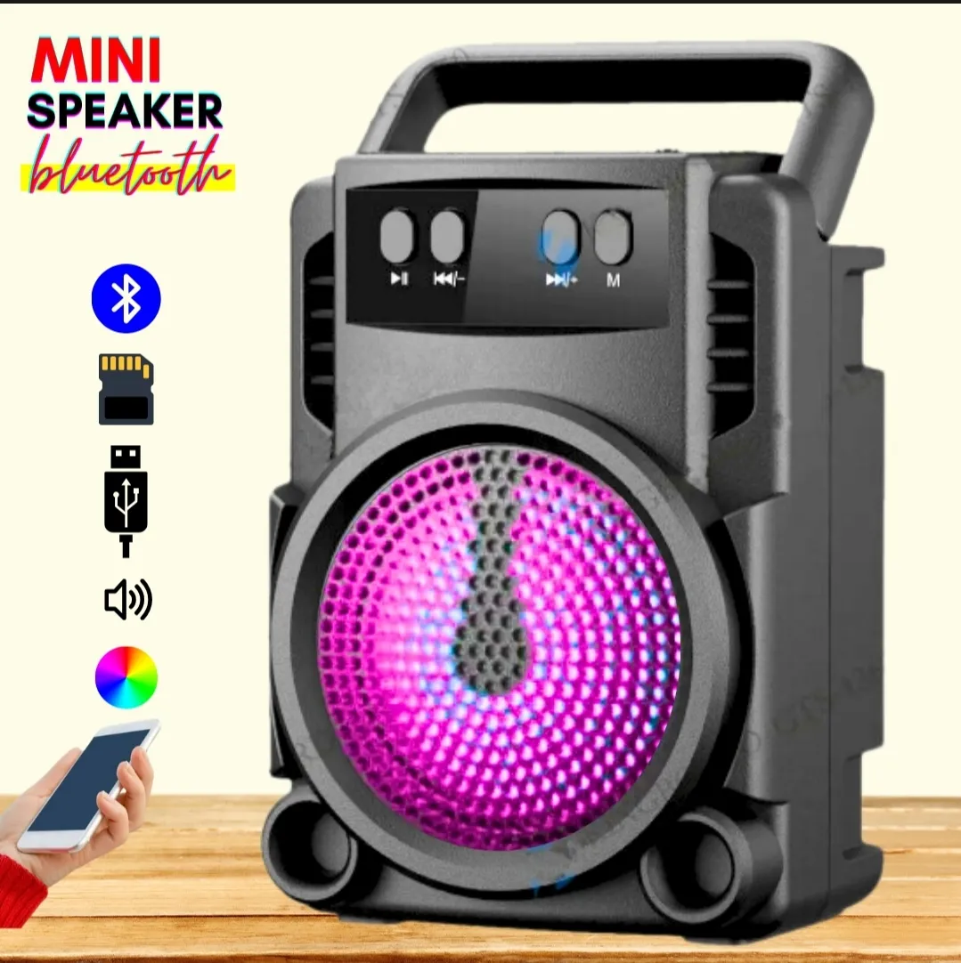 Top-Quality Wireless Bluetooth Speaker Rgb - Mini Wireless Portable Bluetooth Speaker - Image 6