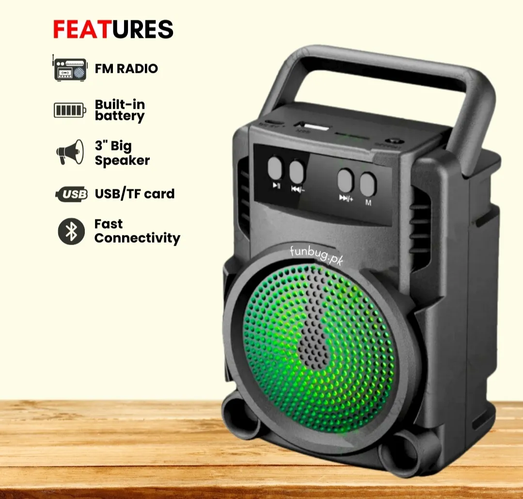 Top-Quality Wireless Bluetooth Speaker Rgb - Mini Wireless Portable Bluetooth Speaker - Image 3