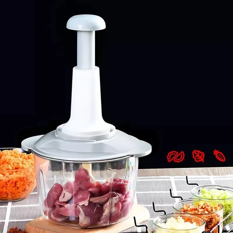 Multifunctional Food Processor, Manual Vegetable Chopper - Image 3