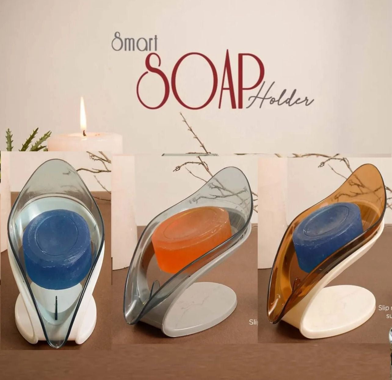 Smart soap dish