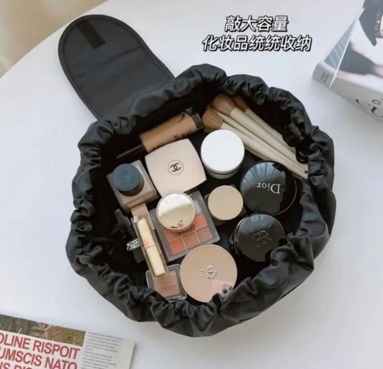 Drawstring Makeup Pouch - Image 3