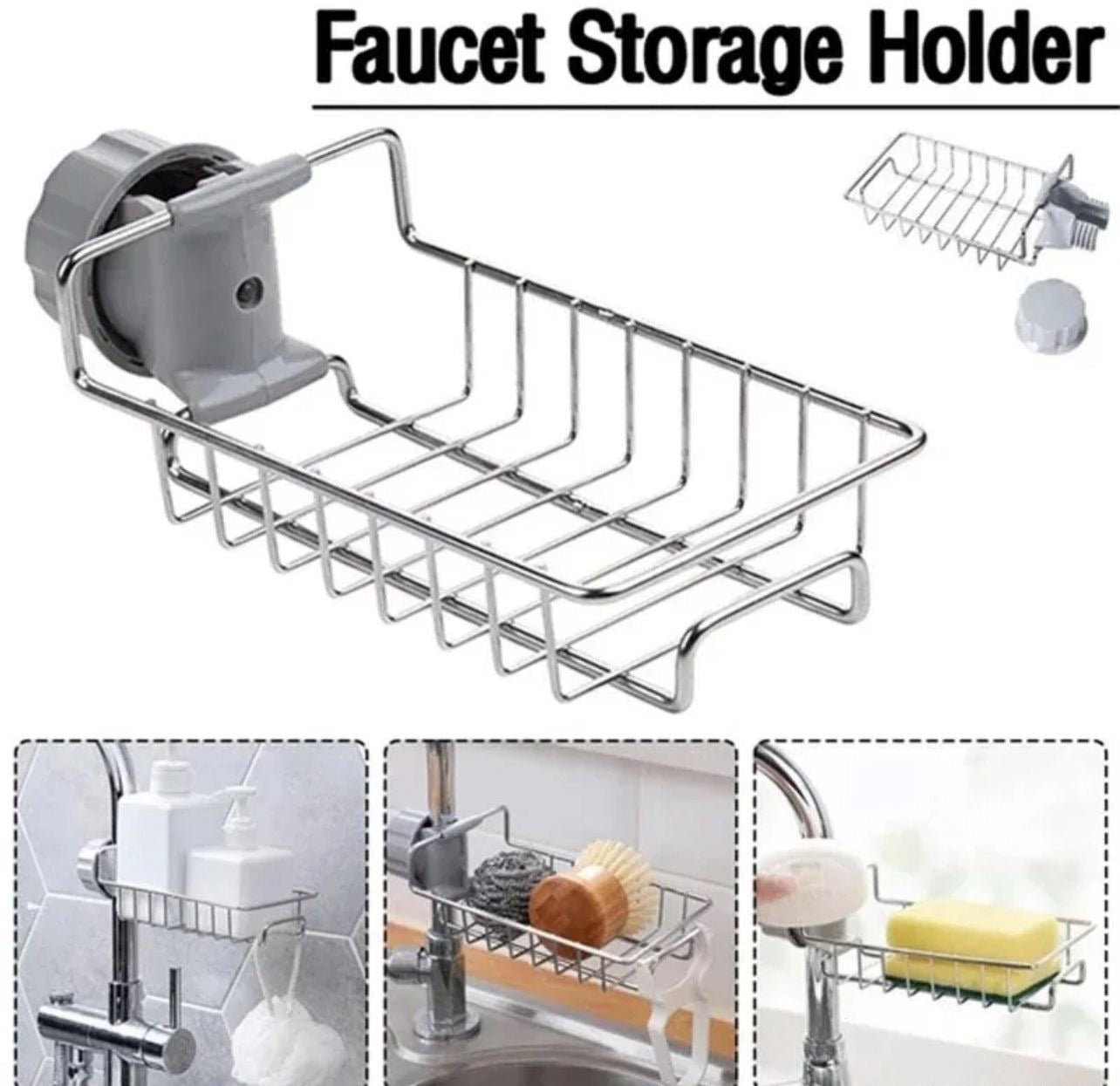 New Rotatable Stainless Steel Sink Drainer