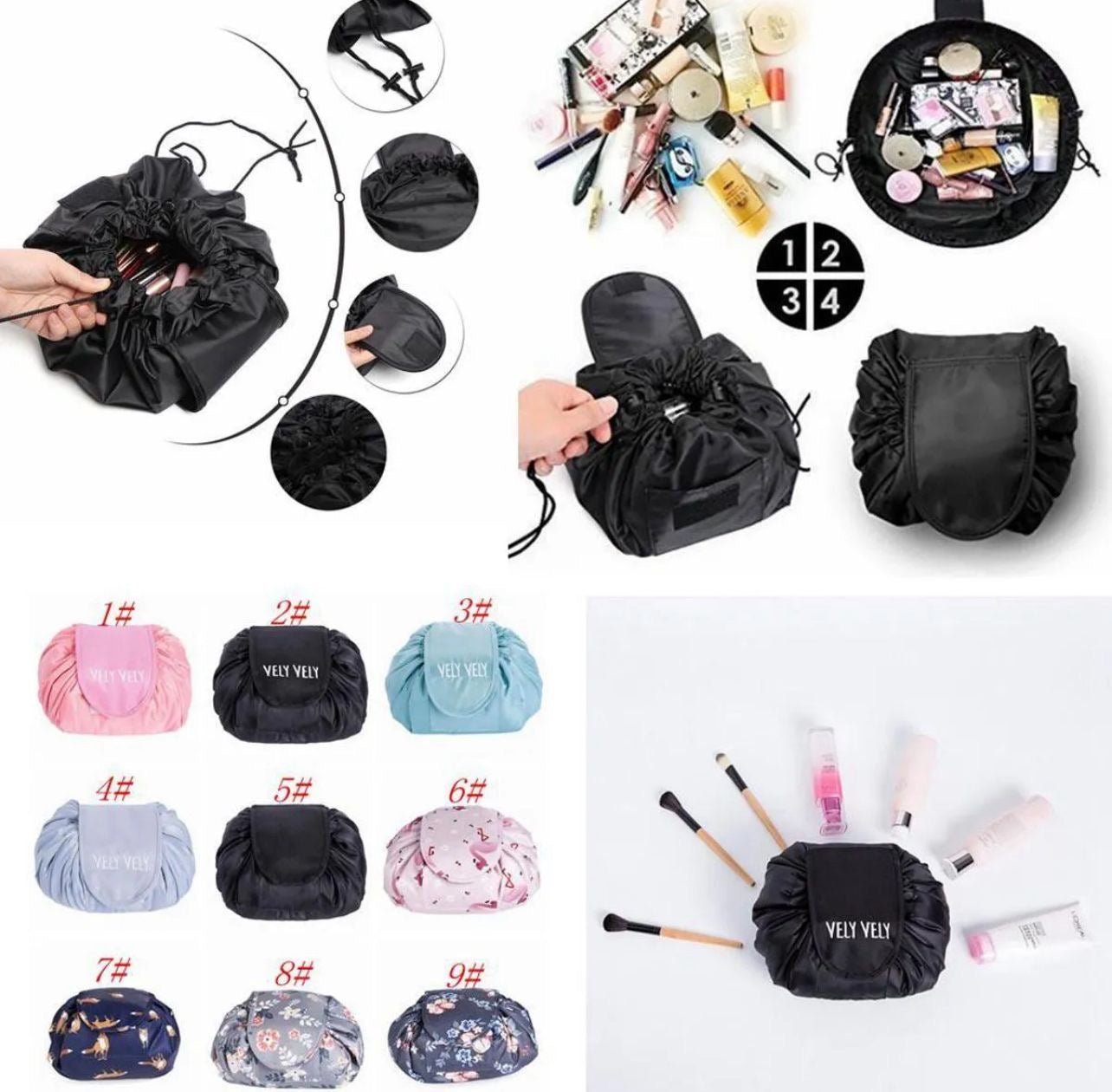 Drawstring Makeup Pouch - Image 5