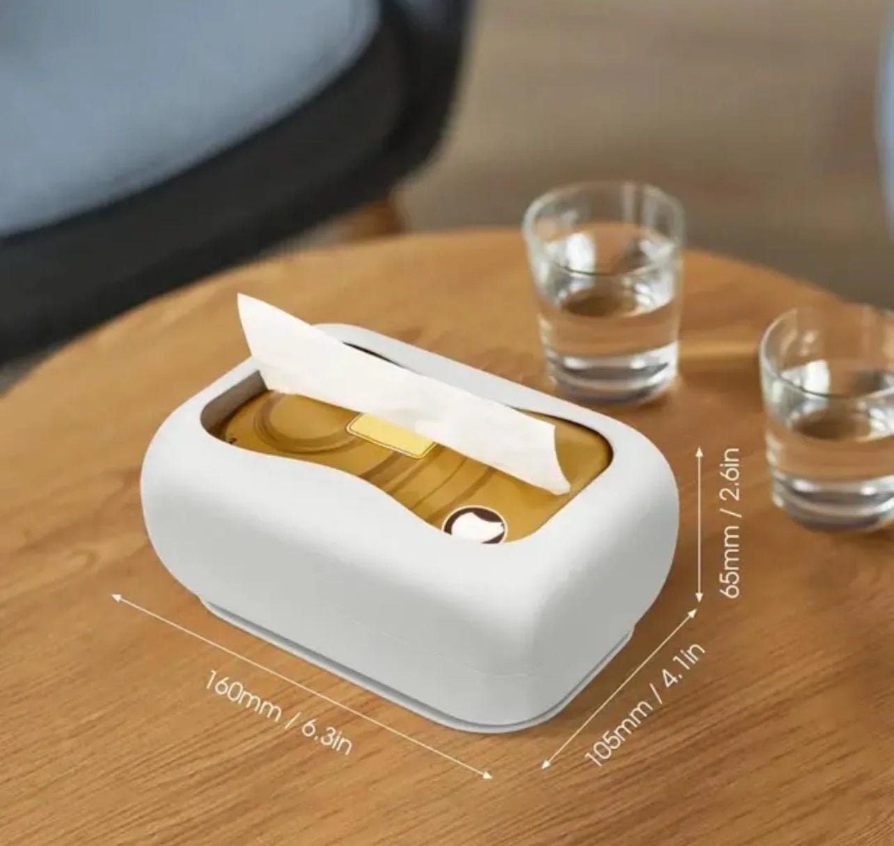 Silicone Tissue Box Cover with Suction - Image 2