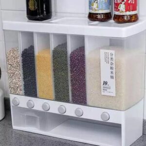 6in1 Wall-Mounted Cereal Dispenser