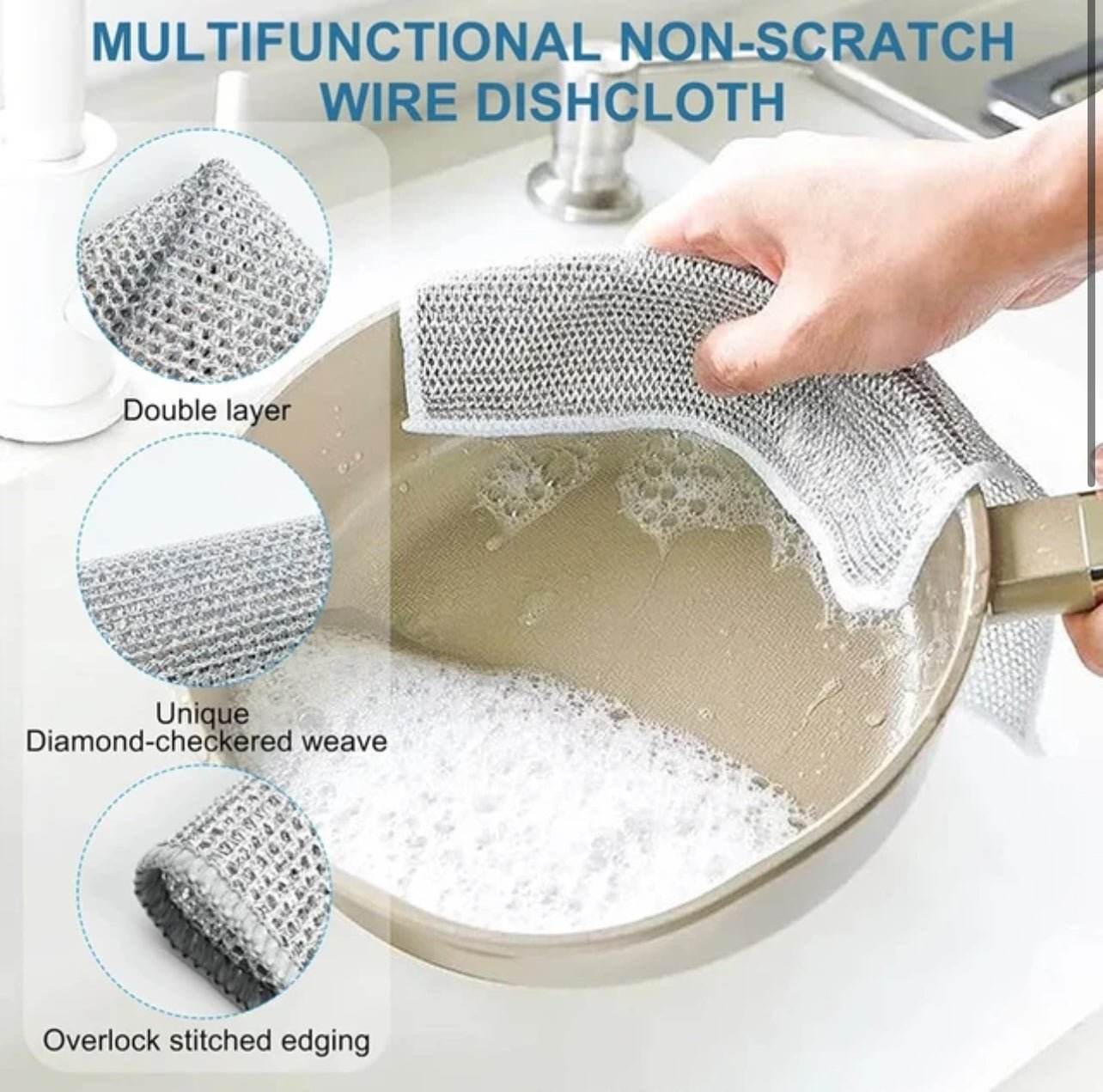 Dish Wire Cleaning Cloth – - Image 3