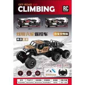 Alloy 4-Channel 6-Wheel Remote-Controlled Rock Crawler (Battery Included)