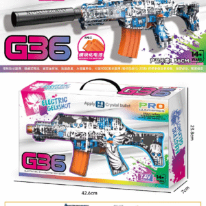 G36 Graffiti-Style High-Speed ​​Gel Blaster – Select-Fire, Top-Fed (English Version)