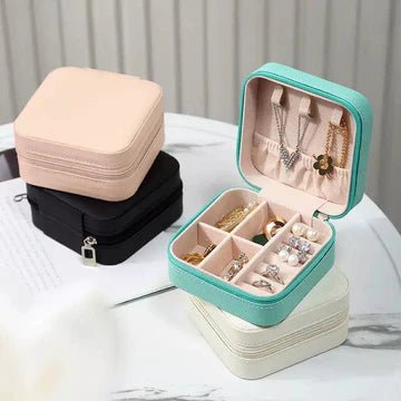Leather jewellery box