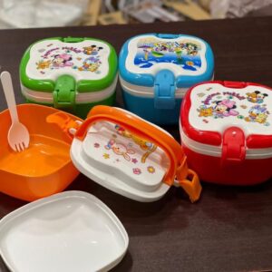 Cartoon Lunch Box With Spoon