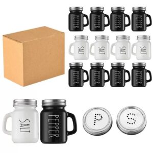 Salt and pepper glass merterial