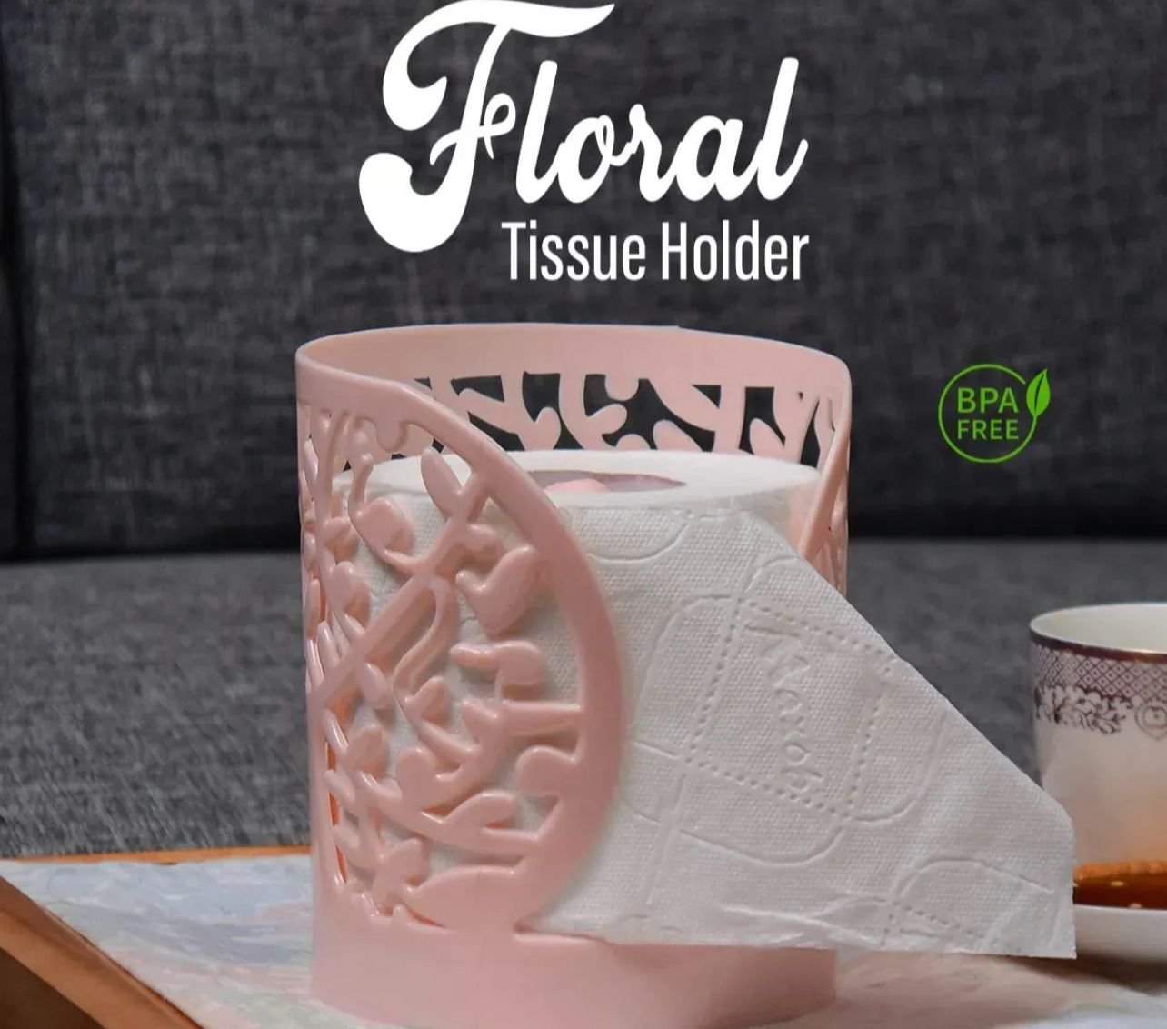 Premium Floral Tissue Holder - Image 4