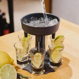 Six Glass Dispenser & Holder (Glass not include)