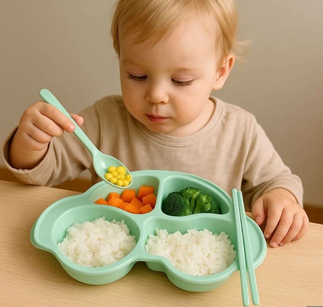 Car Shape Plate Set
(included = 1 Plate Two Sticks And One Spoon) - Image 2