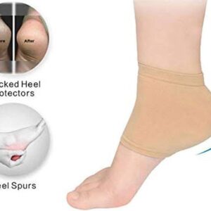 Foot Heels Socks Shockproof Silicone Anti-Crack Moisturizing Shoes Pads