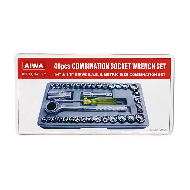 40-Piece Tool Set, Socket Wrench - Image 4