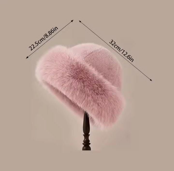 New Fluffy Bucket Winter Hat For Women - Image 3