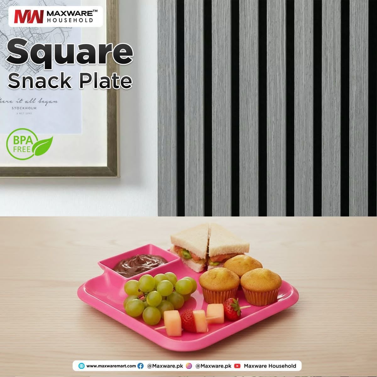 Snack Plate Square(2 pcs) - Image 3