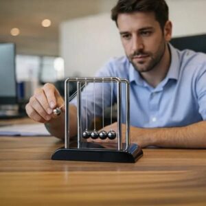 Sealive Newton’s Cradle Large Heavy Duty Steel Balls