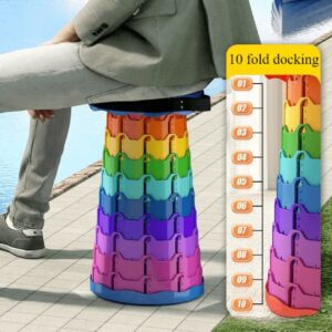 Foldable Telescoping Stool