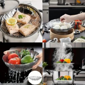 Stainless Steel Foldable Food Steamer